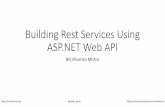 Building rest services using aspnetwebapi
