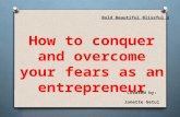 How to overcome fear as an entrepreneur