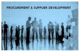 Procurement & Supplier Development.