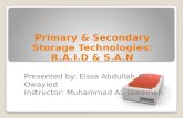 Primary & Secondary Storage Technologies