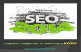 Complete seo strategy of 2016