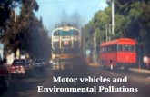 Motor vehicles and environmental pollutions