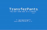 TransferPants Website Redesign
