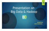 Introduction of Big data and Hadoop