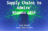 Supply Chains To Admire 2016 Results