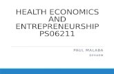 1. health economics and entrepreneurship malaba