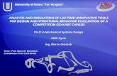 Analysis and simulation of lap time: innovative tools for design and structural behavior evaluation of a competition go-kart chassis