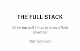 Max Gronlund The full stack
