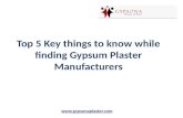 Best Gypsum Manufacturer in Rajasthan – Gypsona Plaster