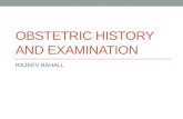 Obstetric History and Examination