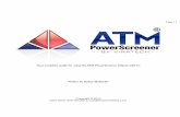Page | 1 Your complete guide for using the ATM PowerScreener ...
