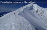 Physiological response to high altitude