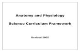 Anatomy and Physiology Science Curriculum Framework