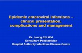 Epidemic enteroviral infections clinical presentation, complications ...