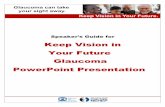 Glaucoma Toolkit PowerPoint: Keep Vision in Your Future