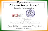 Dynamic Characteristics of Instruments