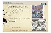 Lost in Translation: Autobiography and Identity Politics in Jessica Abel's La Perdida