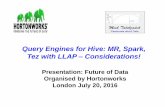 Query Engines for Hive: MR, Spark, Tez with LLAP – Considerations!