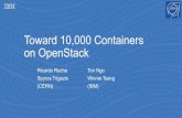 Toward 10,000 Containers on OpenStack