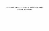 DocuPrint C3300 DX/C2200 User Guide