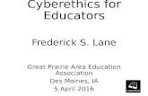 2016-04-05 Cyberethics for Educators