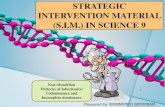 strategic intervention material for science 9
