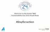 NHS Sustainability Day 2016 Exeter Road Show