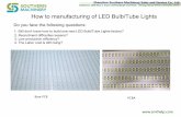 Led bulb tube lights project s-k100