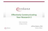 20140309 Edanz Effectively Communicating Your Research 2 (Oita)