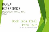 Book Inca Trail Peru Tour