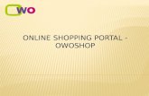 Online shopping portal   owoshop