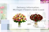 Delivery Information - Michigan Flowers Gold Coast