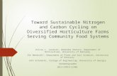 Toward Sustainable Nitrogen and Carbon Cycling on Diversified Horticulture Farms Serving Community Food Systems