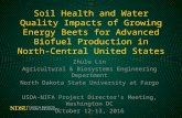 Soil Health and Water Quality Impacts of Growing Energy Beets for Advanced Biofuel Production in North-Central United States