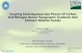 Coupling Solid-Aqueous-Gas Phases Of Carbon And Nitrogen Across Topographic Gradients And Extreme Weather Events