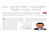 Le Private Equity fait son nid - Citation de Pierre-Emmanuel Chevalier, Co-managing partner, Gowling WLG