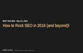 NCET Tech Bite | Chad Hallert, How to Rock SEO | May 2016