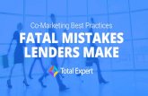 Co-Marketing Best Practices: Fatal Mistakes Lenders Make with Special Guest Mitch Kider