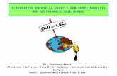 ALTERNATIVE ENERGY AS VEHICLE FOR SUSTAINABILITY AND SUSTAINABLE DEVELOPMENT