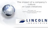 The impact of a company's culture on Lean intiatives - SME