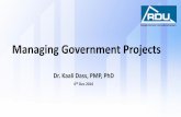 Managing Government Projects