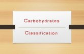 Carbohydrates classification