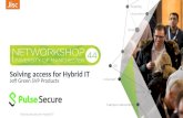 Solving access for hybrid it  Axians (introducing pulse secure) - Networkshop44