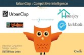 UrbanClap, Taskbob, Housejoy,LocalOye | Company Showdown