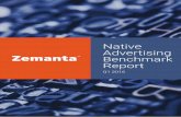 Zemanta Native Ads Benchmark Report