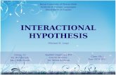 Interactional hypothesis