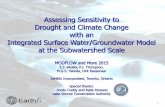 Assessing Sensitivity to Drought and Climate Change with an Integrated Surface Water/Groundwater Model at the Subwatershed Scale