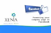 Promoting your company page on facebook