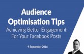 Facebook Audience Optimization Tips