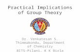 Practical Implications of Group Theory in Chemistry